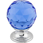 Top Knobs - Blue Crystal Knob - TK123PC - Canada Light Shop