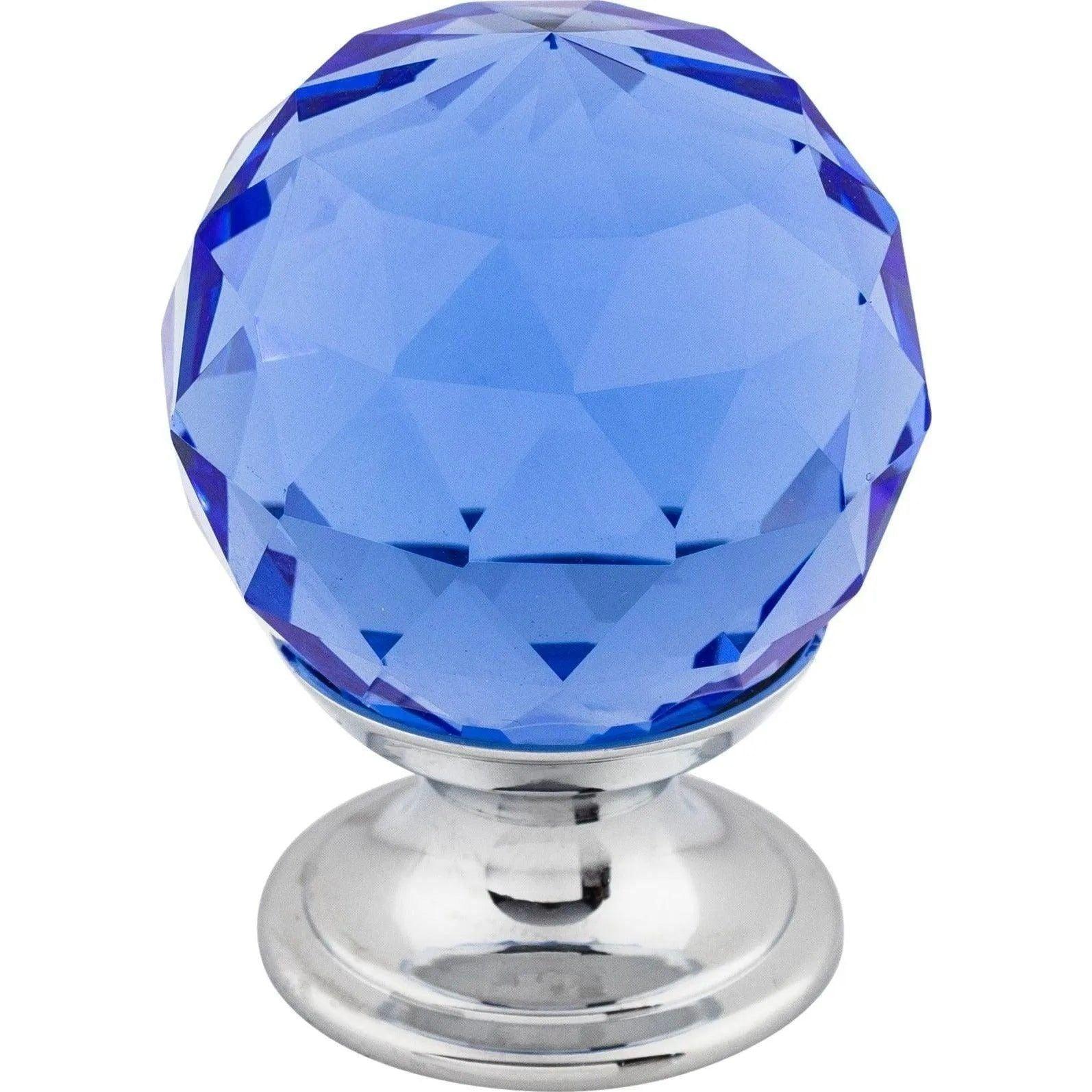 Top Knobs - Blue Crystal Knob - TK123PC - Canada Light Shop