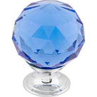 Top Knobs - Blue Crystal Knob - TK124PC - Canada Light Shop