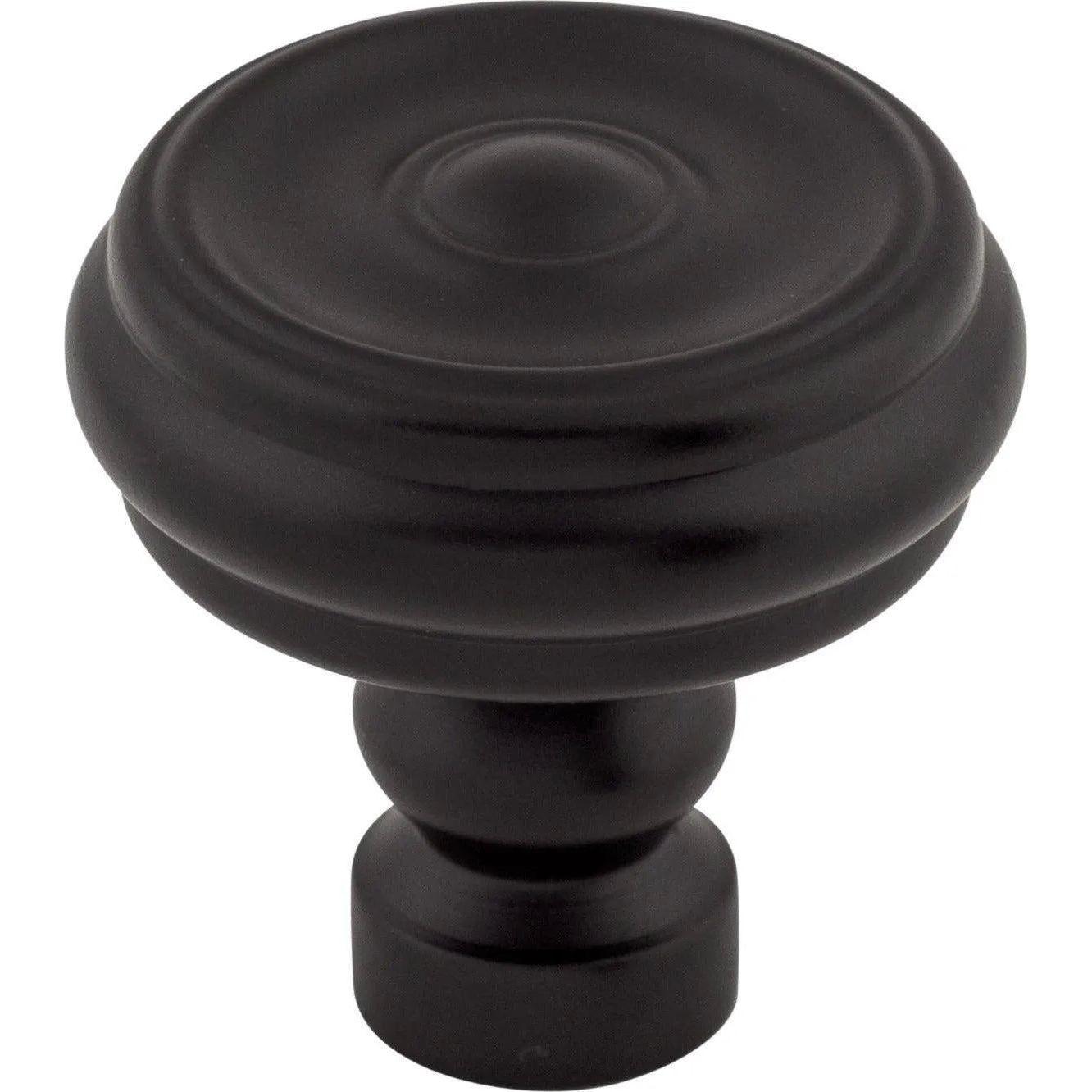 Top Knobs - Brixton Button Knob - TK882BLK - Canada Light Shop