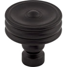 Top Knobs - Brixton Ridged Knob - TK881BLK - Canada Light Shop
