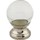 Top Knobs - Clarity Clear Glass Knob - TK840PN - Canada Light Shop