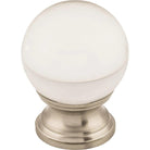 Top Knobs - Clarity Clear Glass Knob - TK841BSN - Canada Light Shop