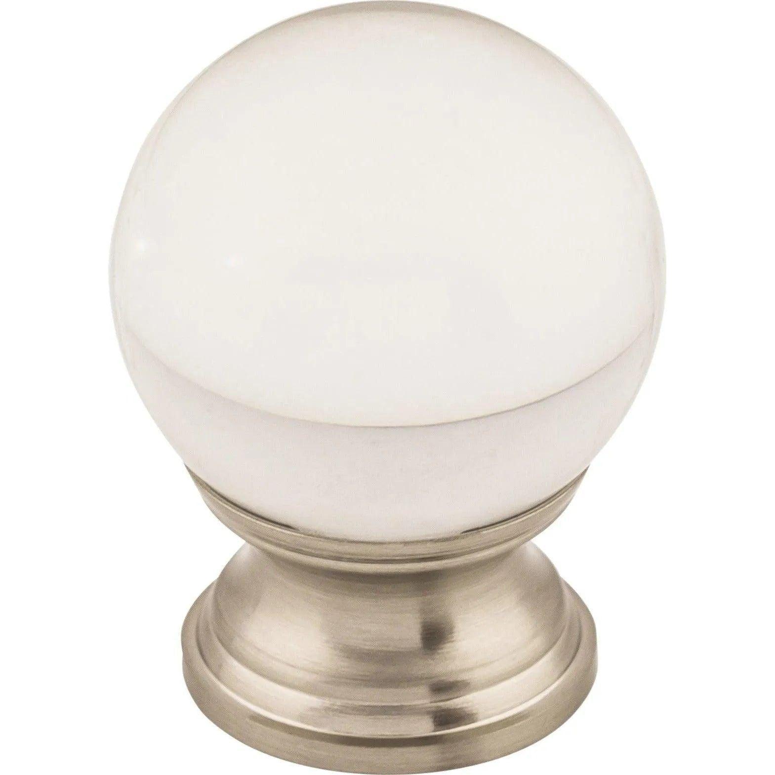 Top Knobs - Clarity Clear Glass Knob - TK841BSN - Canada Light Shop