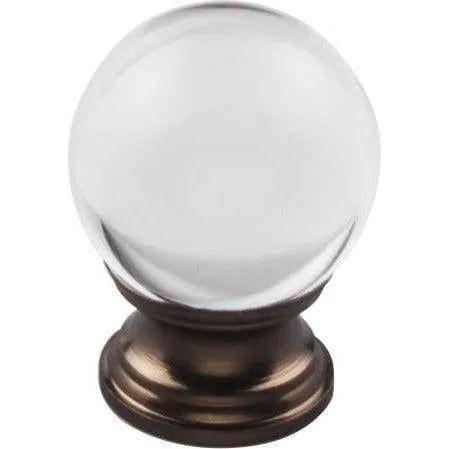 Top Knobs - Clarity Clear Glass Knob - TK841ORB - Canada Light Shop