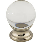 Top Knobs - Clarity Clear Glass Knob - TK841PN - Canada Light Shop