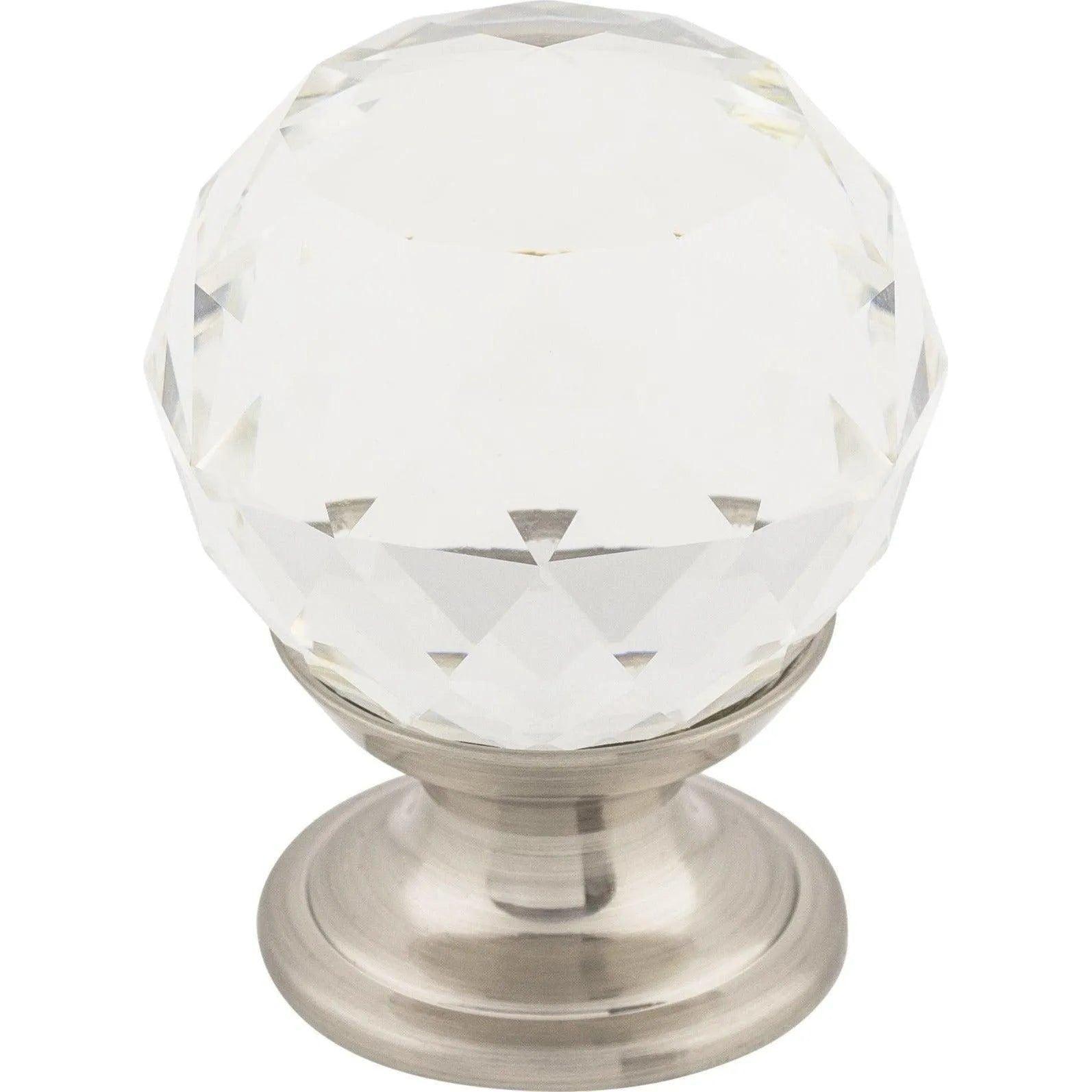 Top Knobs - Clear Crystal Knob - TK125BSN - Canada Light Shop