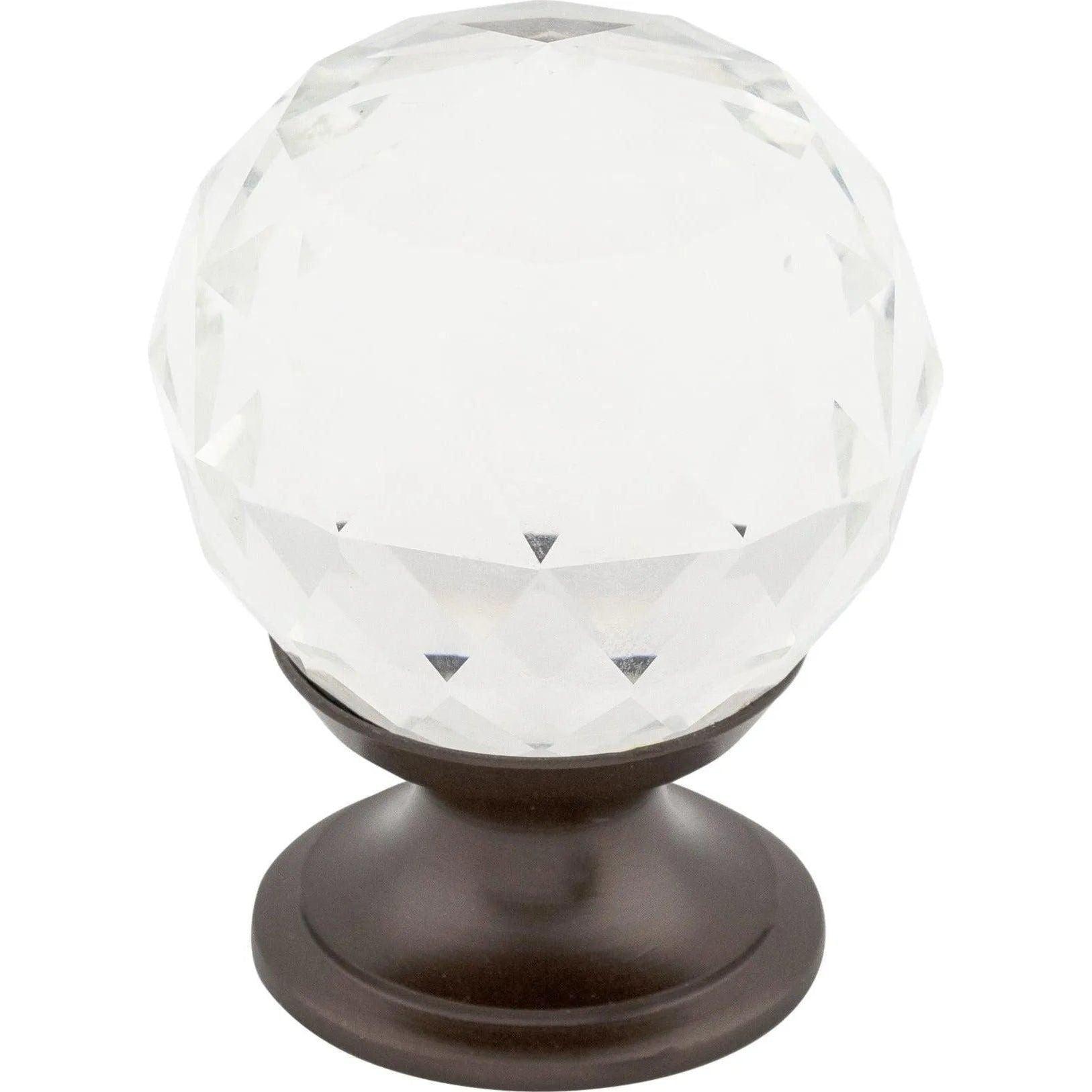 Top Knobs - Clear Crystal Knob - TK125ORB - Canada Light Shop