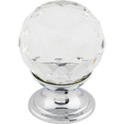 Top Knobs - Clear Crystal Knob - TK125PC - Canada Light Shop