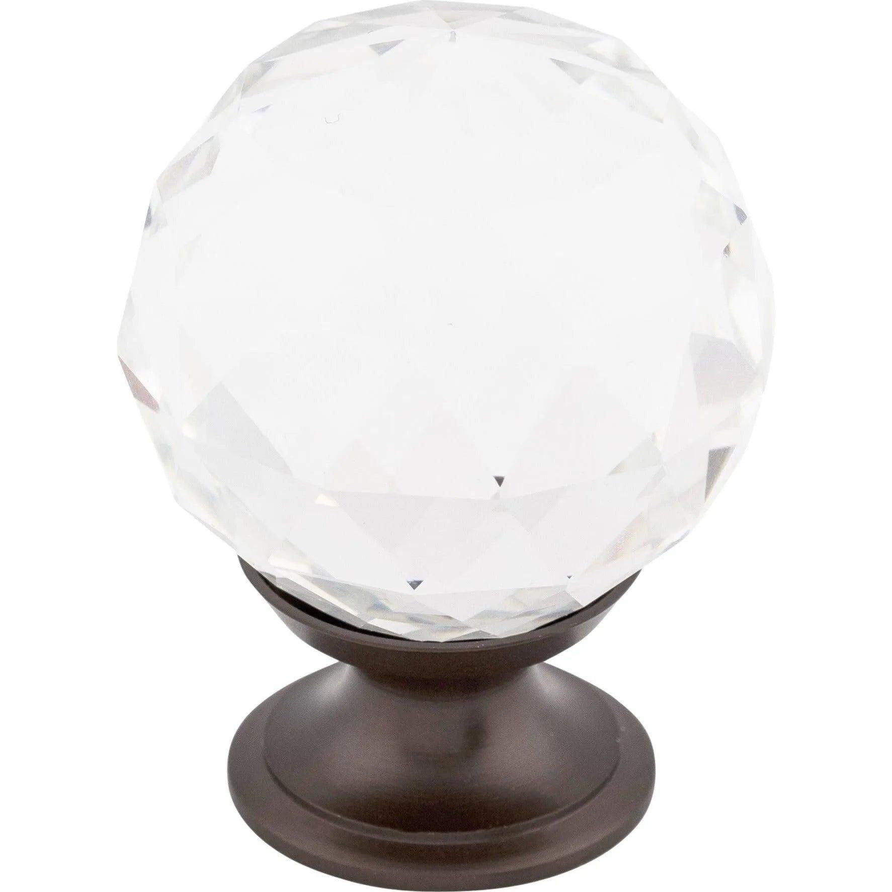 Top Knobs - Clear Crystal Knob - TK126ORB - Canada Light Shop