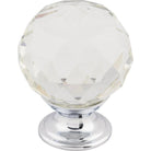 Top Knobs - Clear Crystal Knob - TK126PC - Canada Light Shop