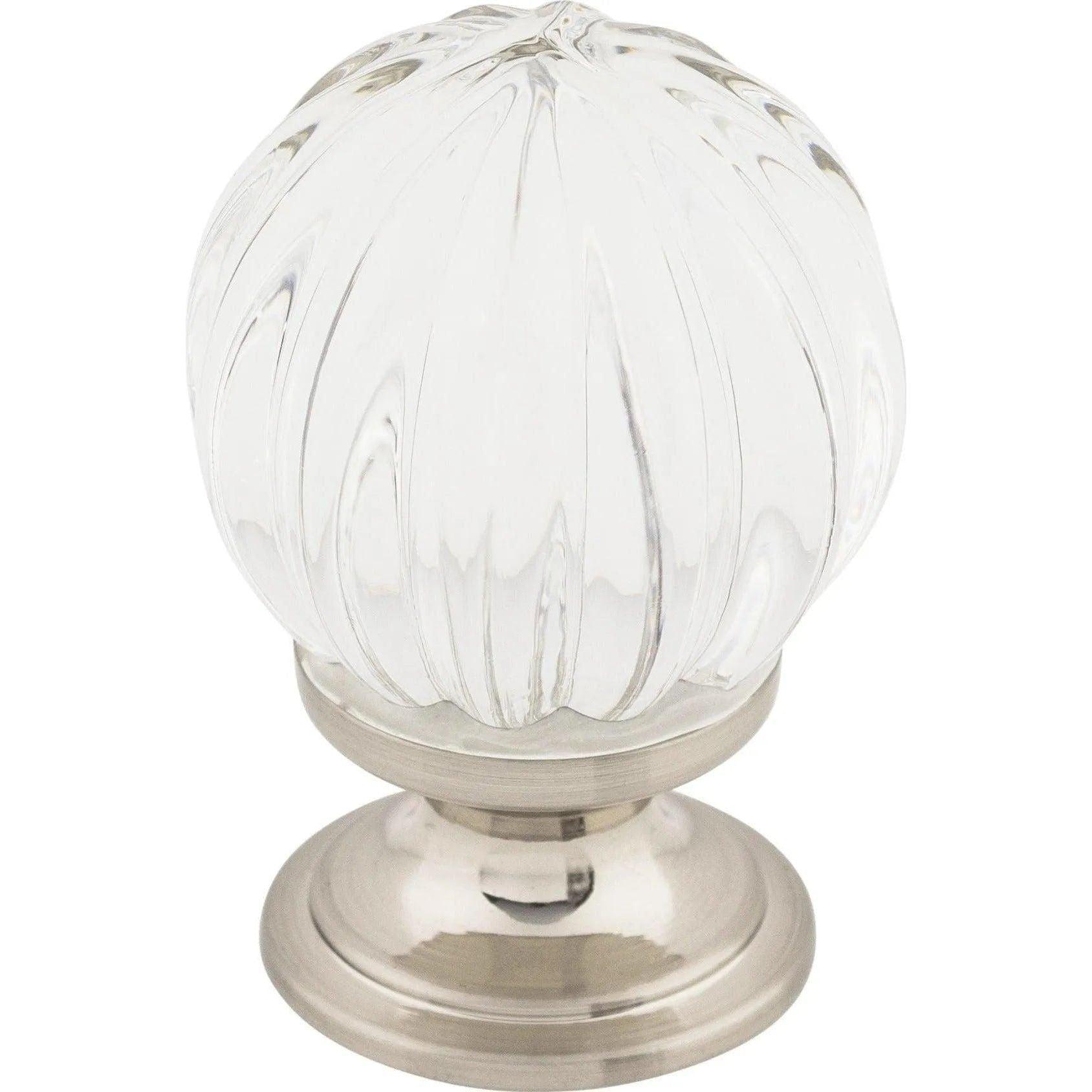 Top Knobs - Clear Melon Crystal Knob - TK127BSN - Canada Light Shop