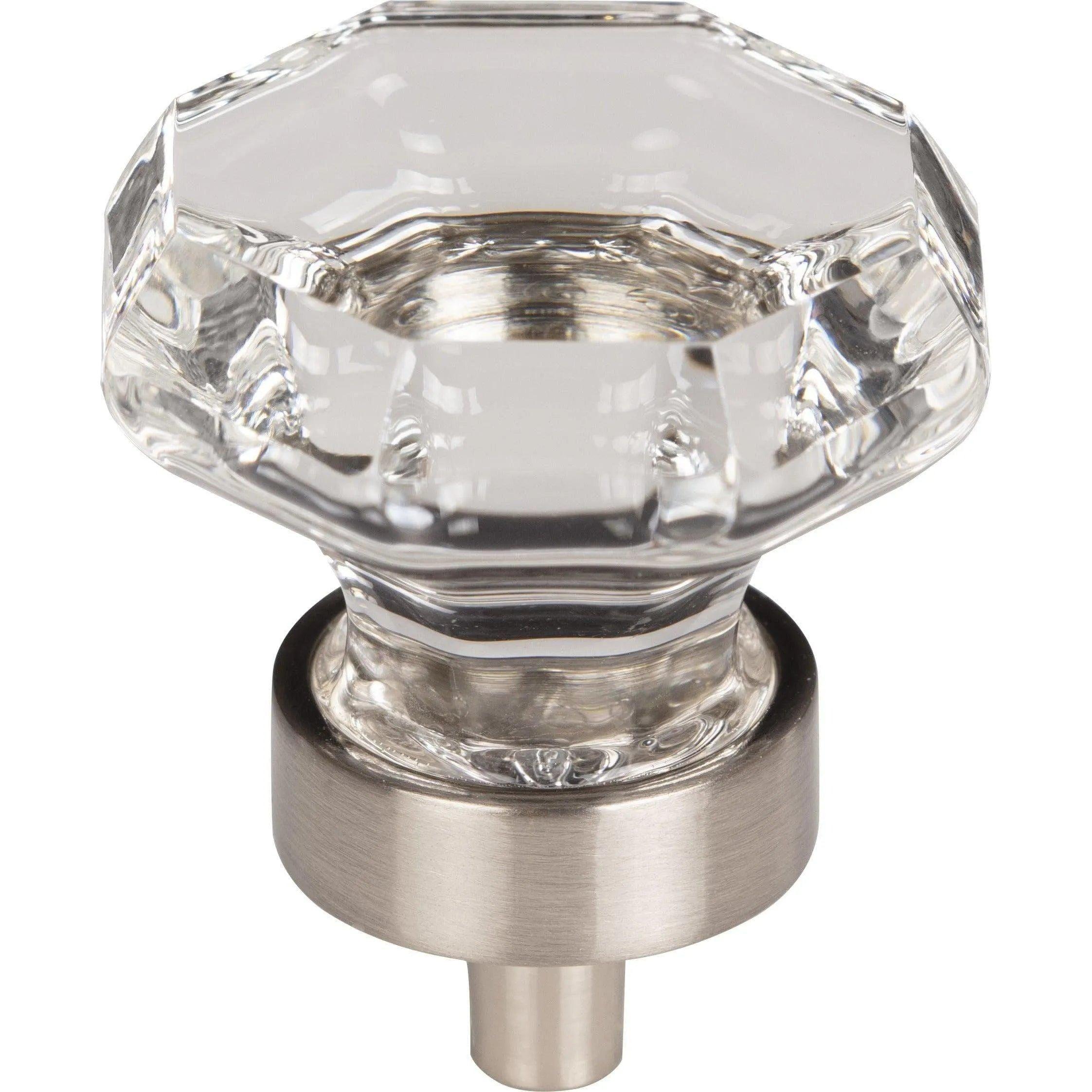 Top Knobs - Clear Octagon Crystal Knob - TK128BSN - Canada Light Shop