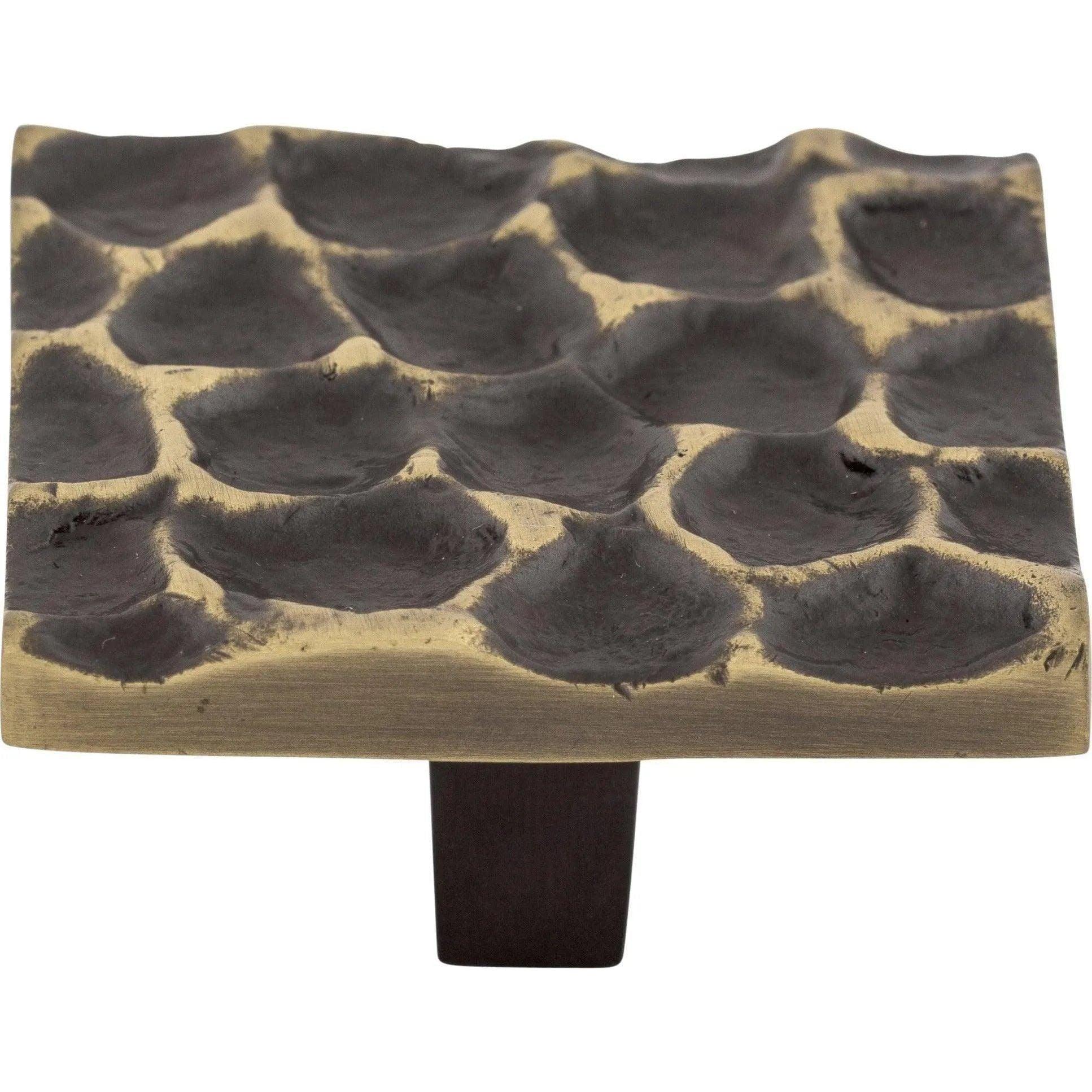 Top Knobs - Cobblestone Square Knob - TK302BA - Canada Light Shop