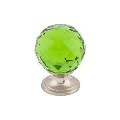 Top Knobs - Green Crystal Knob - TK119BSN - Canada Light Shop