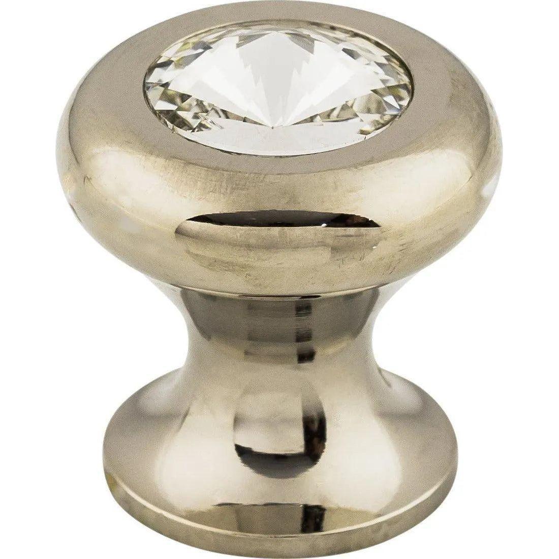 Top Knobs - Hayley Crystal Knob Clear - TK845PN - Canada Light Shop
