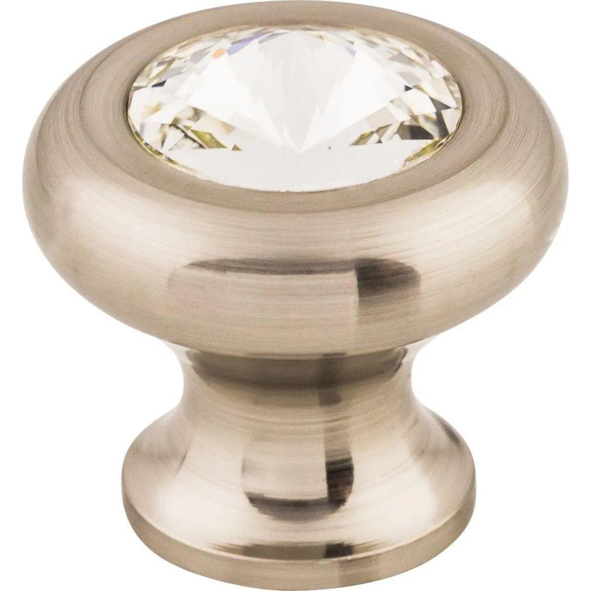 Top Knobs - Hayley Crystal Knob Clear - TK846BSN - Canada Light Shop