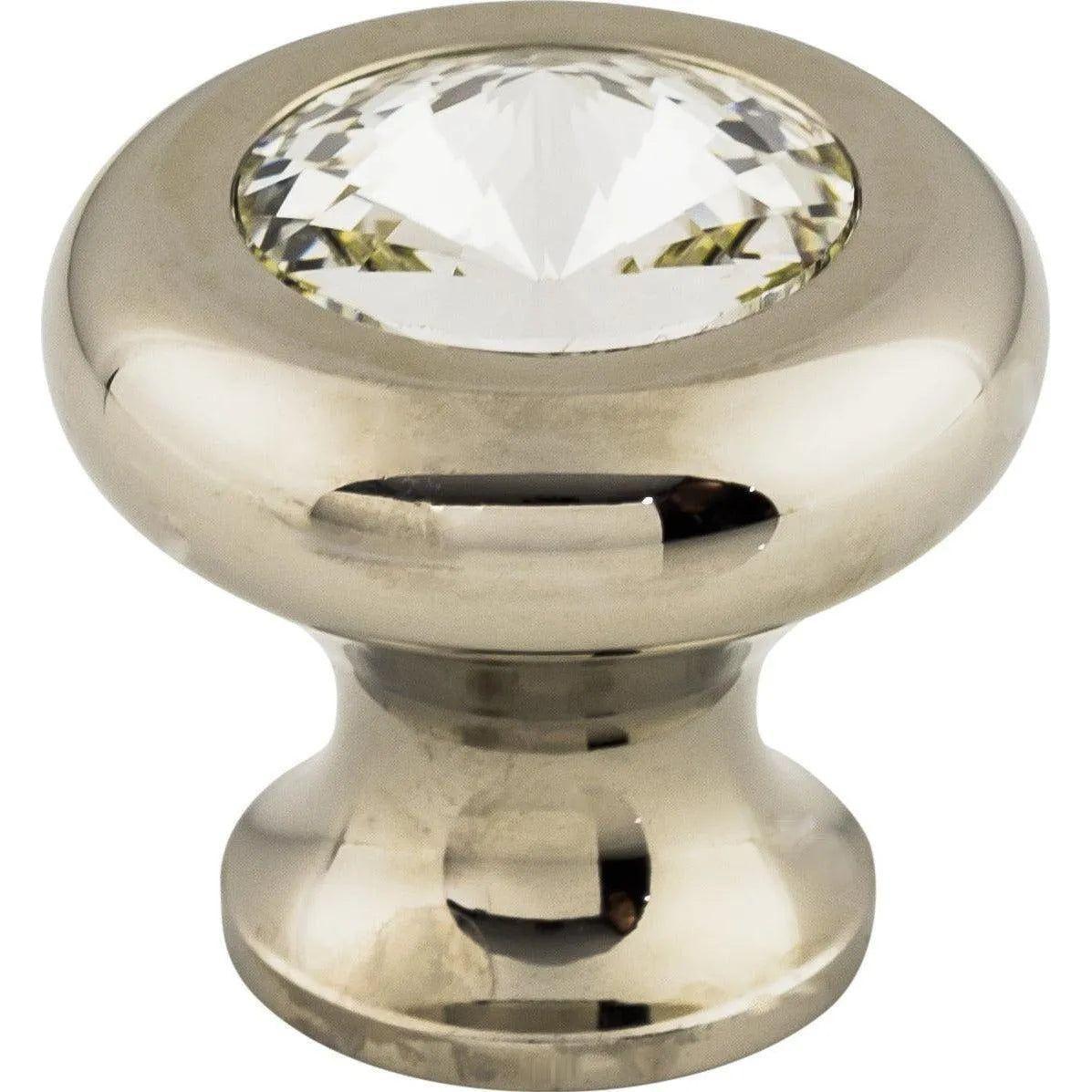 Top Knobs - Hayley Crystal Knob Clear - TK846PN - Canada Light Shop