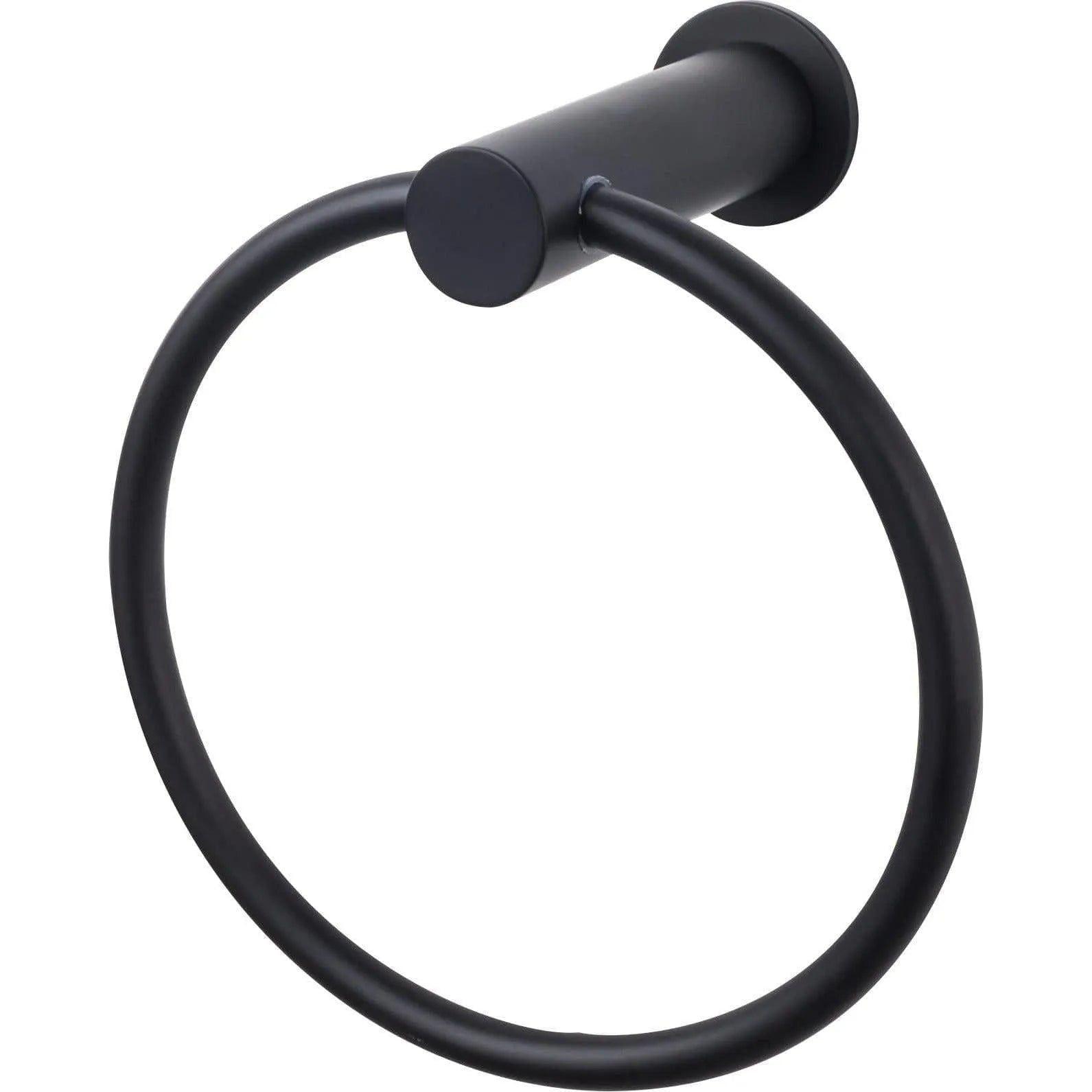 Top Knobs - Hopewell Bath Ring - HOP5BLK - Canada Light Shop