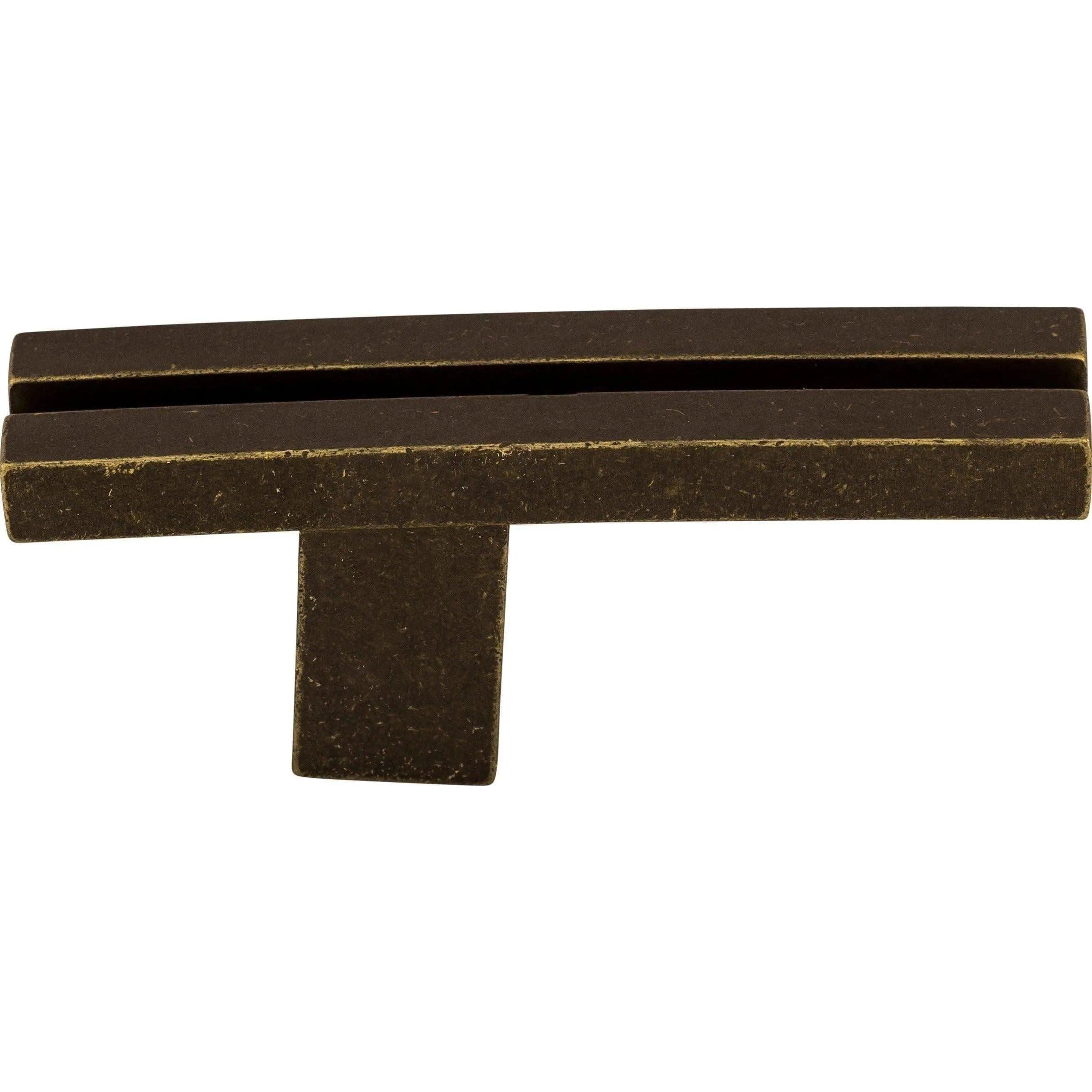 Top Knobs - Inset Rail Knob - TK82GBZ - Canada Light Shop