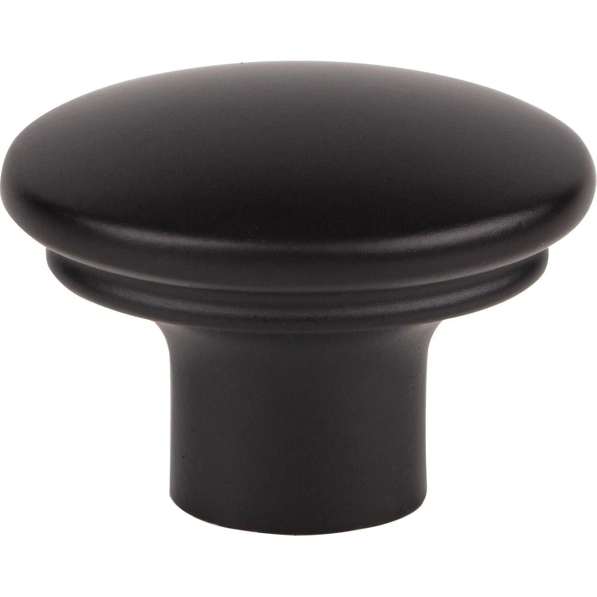 Top Knobs - Julian Oval Knob - TK3051BLK - Canada Light Shop