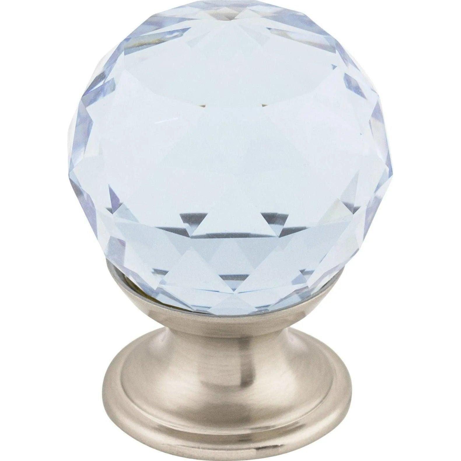 Top Knobs - Light Blue Crystal Knob - TK113BSN - Canada Light Shop