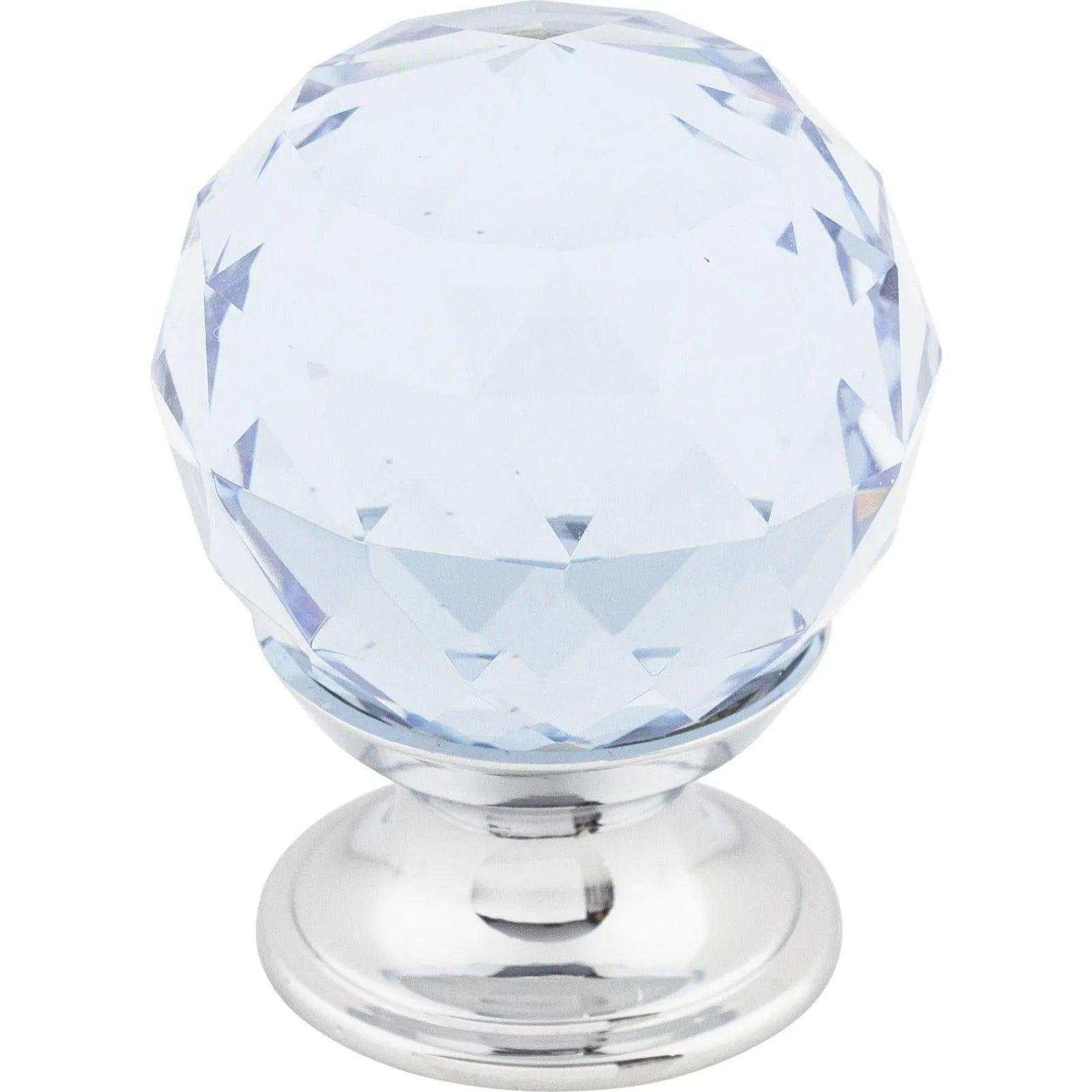 Top Knobs - Light Blue Crystal Knob - TK113PC - Canada Light Shop