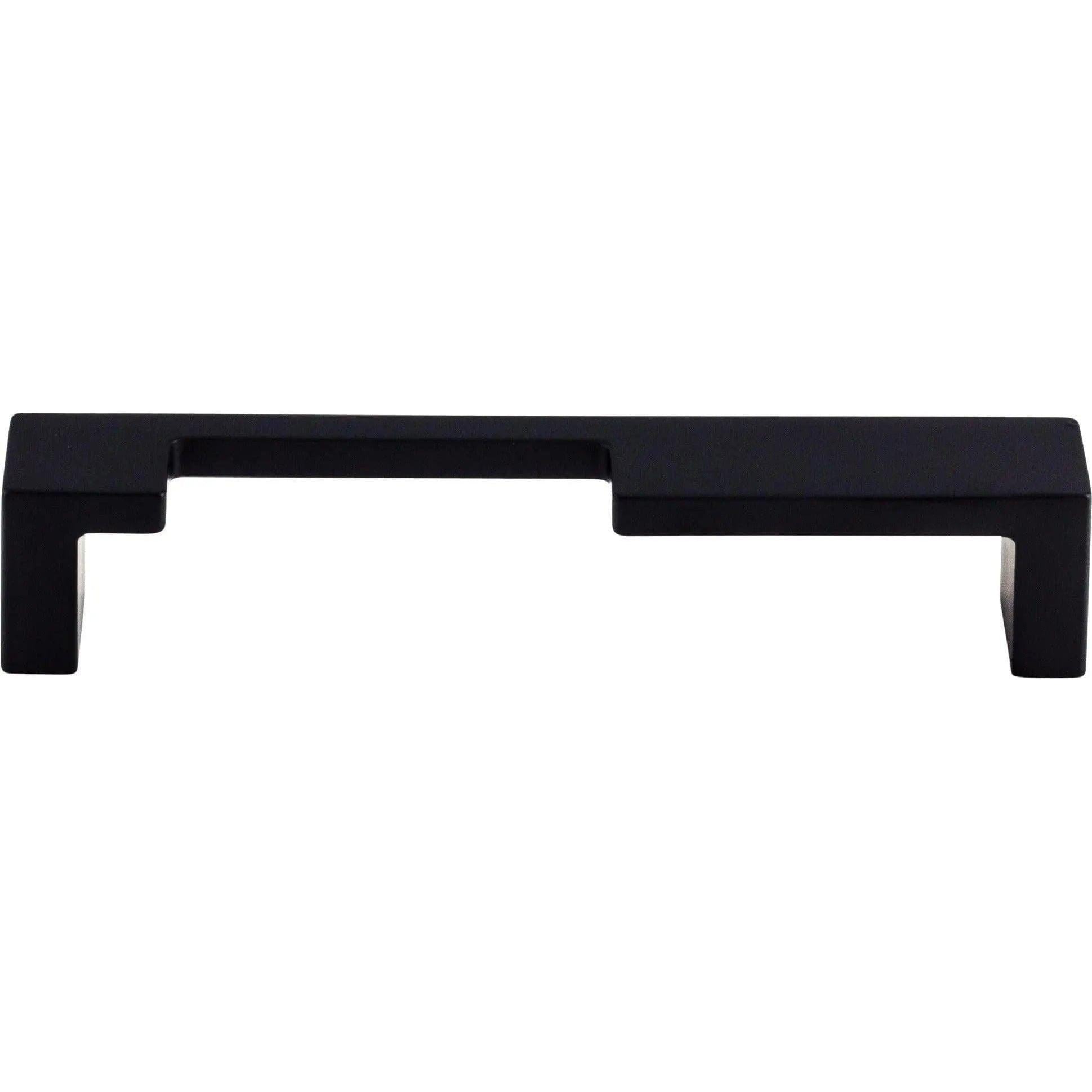 Top Knobs - Modern Metro Notch Pull A - TK256BLK - Canada Light Shop