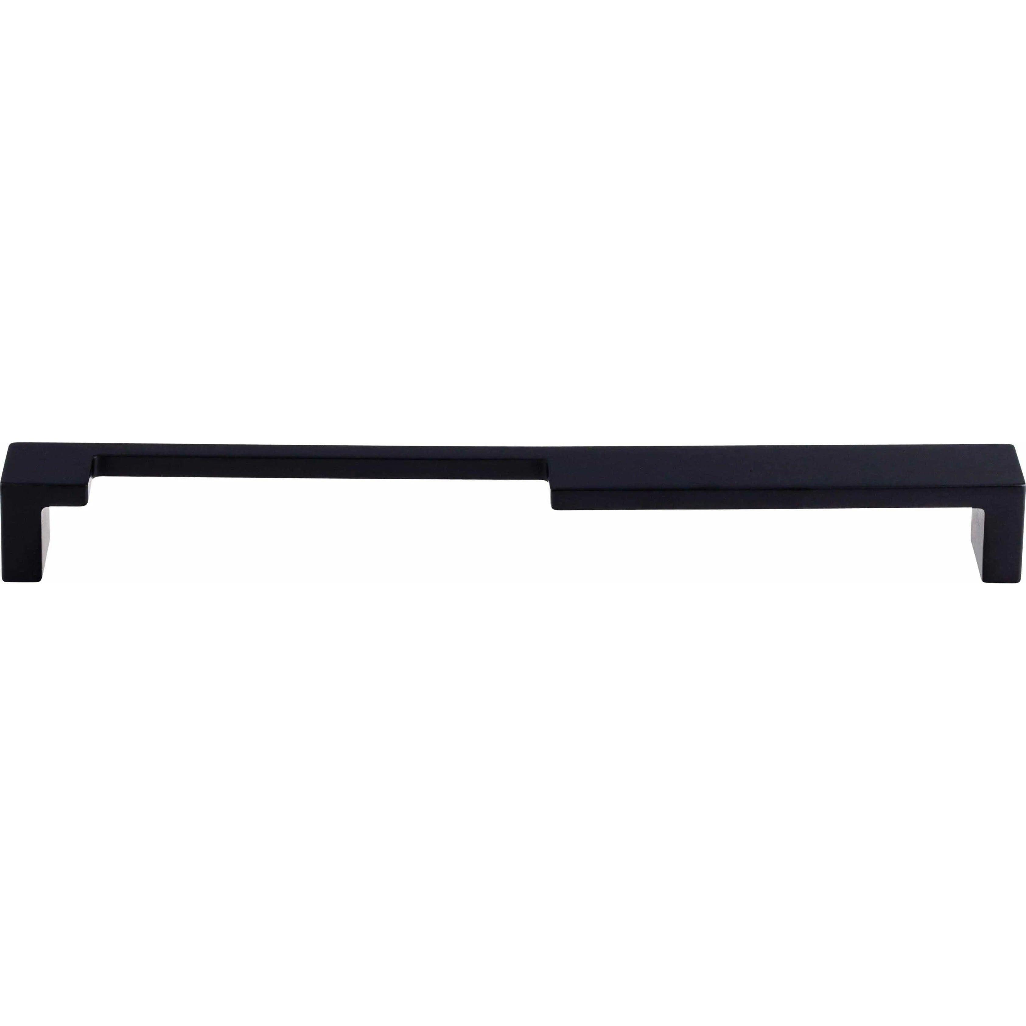 Top Knobs - Modern Metro Notch Pull A - TK258BLK - Canada Light Shop