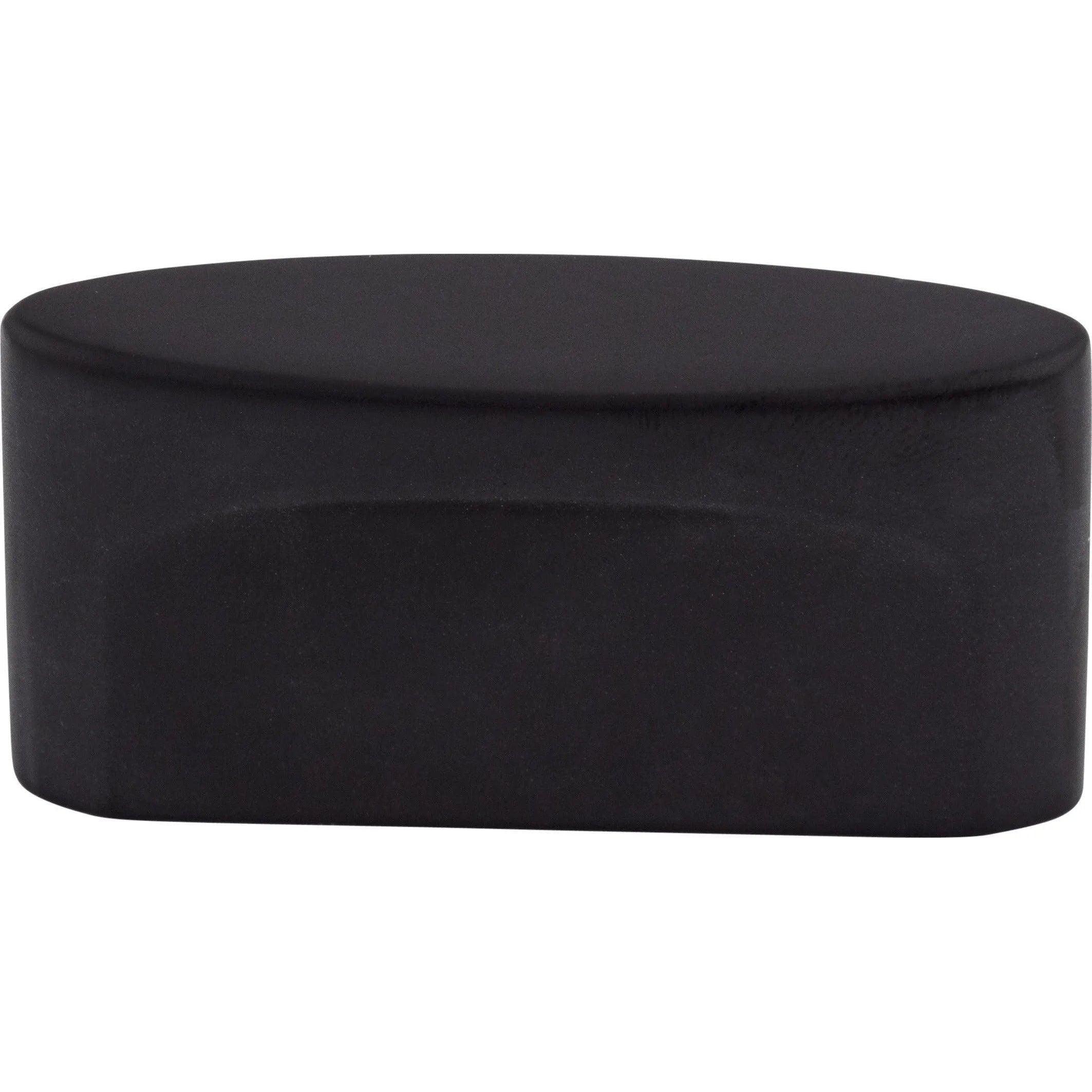 Top Knobs - Oval Slot Knob - TK74BLK - Canada Light Shop