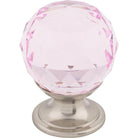 Top Knobs - Pink Crystal Knob - TK117BSN - Canada Light Shop