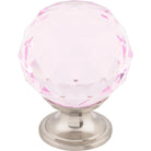 Top Knobs - Pink Crystal Knob - TK118BSN - Canada Light Shop