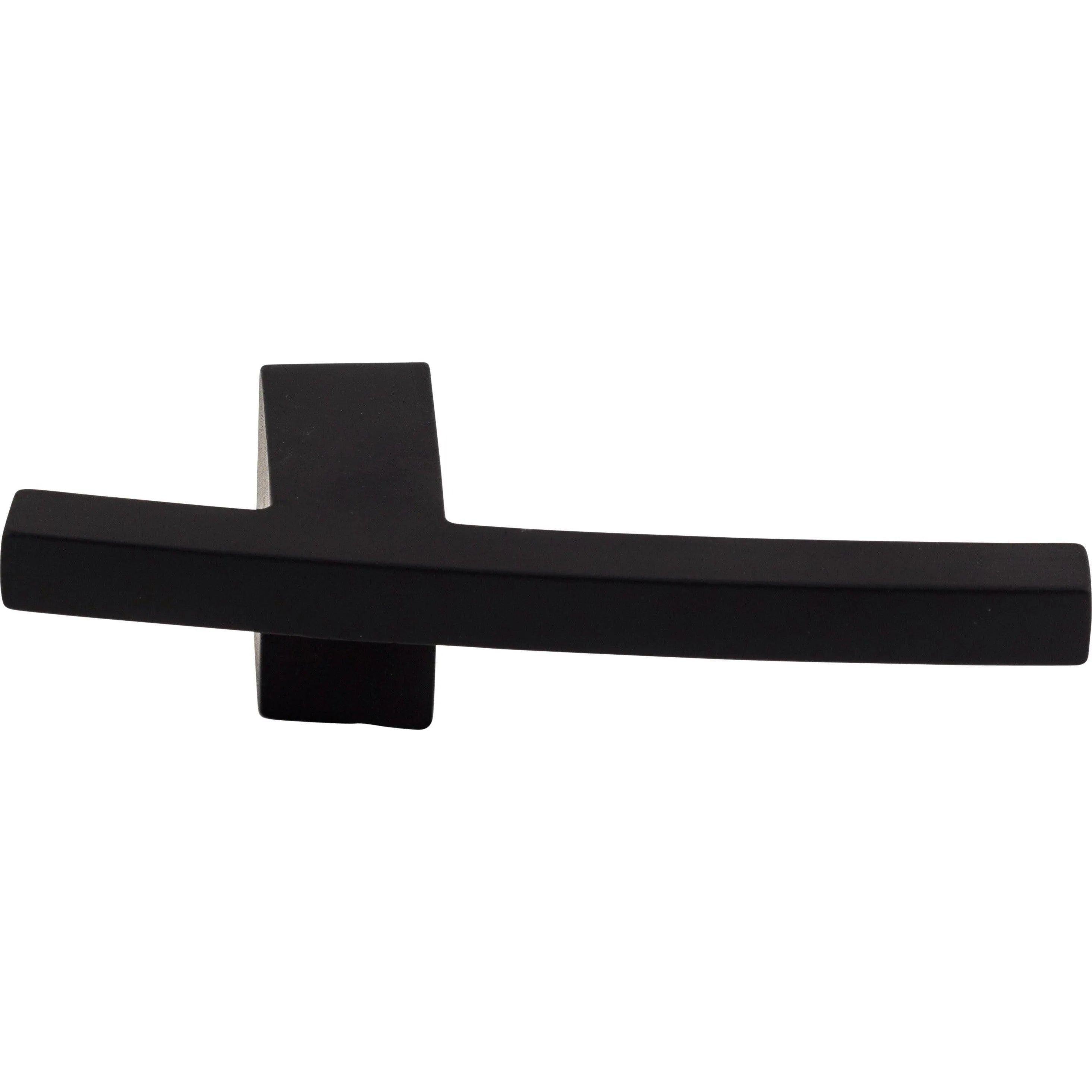 Top Knobs - Slanted A Knob - TK84BLK - Canada Light Shop
