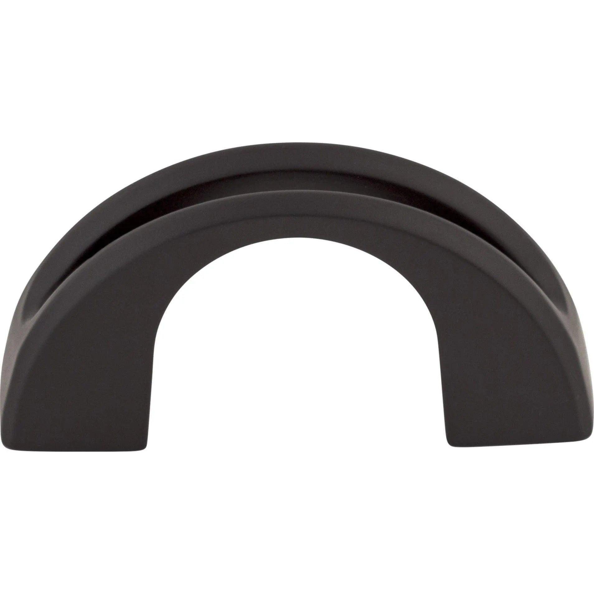 Top Knobs - Tango U Finger Pull - TK617BLK - Canada Light Shop