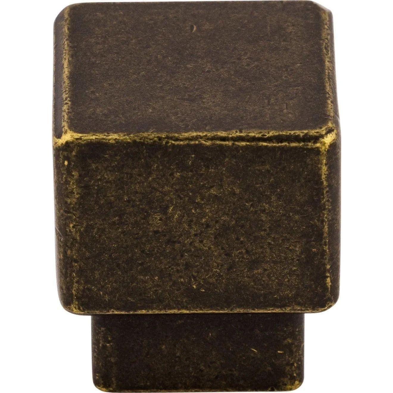 Top Knobs - Tapered Square Knob - TK32GBZ - Canada Light Shop