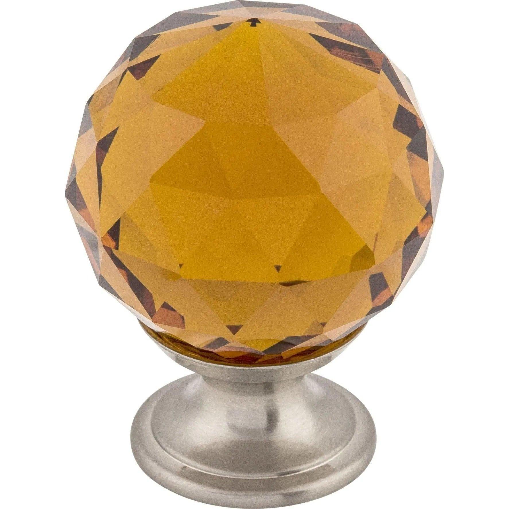 Top Knobs - Wine Crystal Knob - TK122BSN - Canada Light Shop