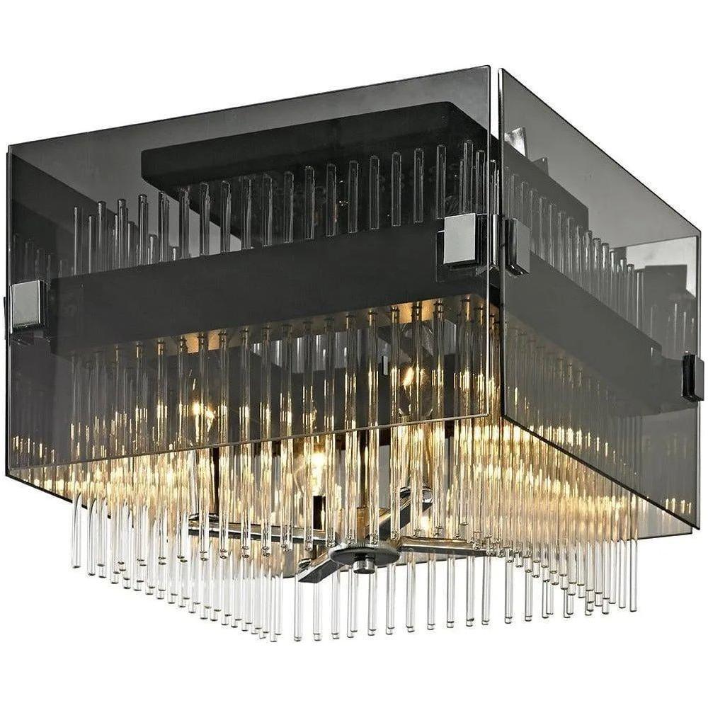 Troy Lighting - Apollo Semi-Flush Mount - C5900-BRZ/PC - Canada Light Shop