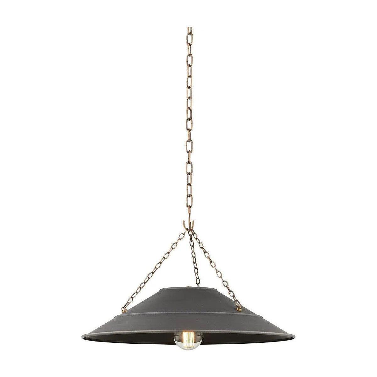 Troy Lighting - Arcane Pendant - F1223-PBR/GRA - Canada Light Shop