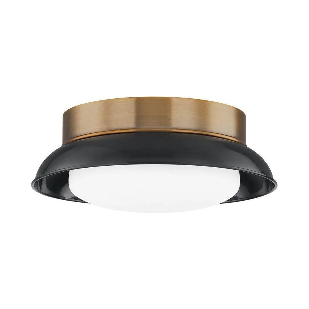 Troy Lighting - Arnie Flush Mount - C2014-PBR/GBK - Canada Light Shop