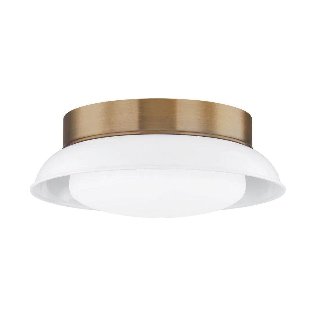Troy Lighting - Arnie Flush Mount - C2014-PBR/GWH - Canada Light Shop