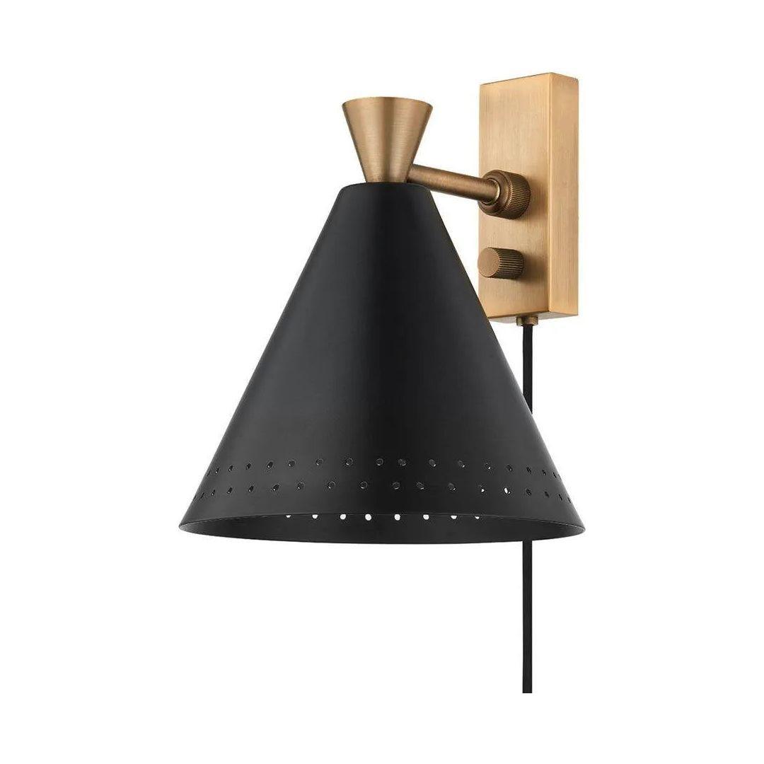 Troy Lighting - Arvin Wall Sconce - PTL3010-PBR/SBK - Canada Light Shop