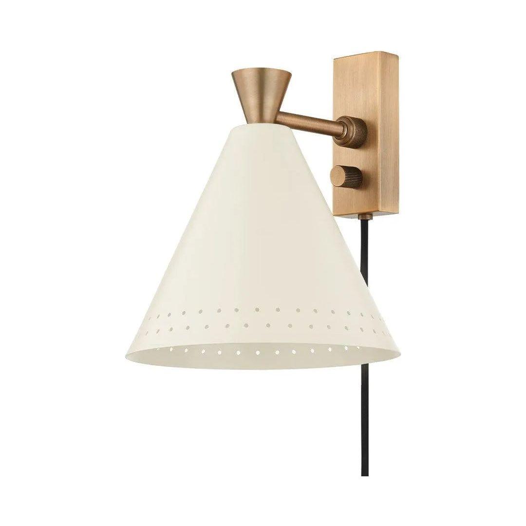 Troy Lighting - Arvin Wall Sconce - PTL3010-PBR/SSD - Canada Light Shop