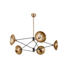 Troy Lighting - Axel Chandelier - F1050-PBR/SBK - Canada Light Shop