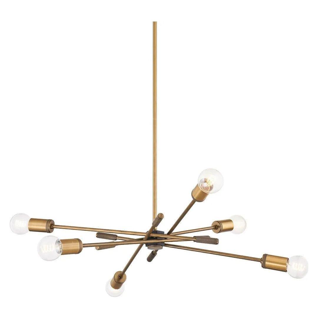 Troy Lighting - Chino Chandelier - F1944-PBR/SBK - Canada Light Shop
