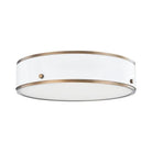 Troy Lighting - Eli LED Flush Mount - C8316-PBR/SWH - Canada Light Shop