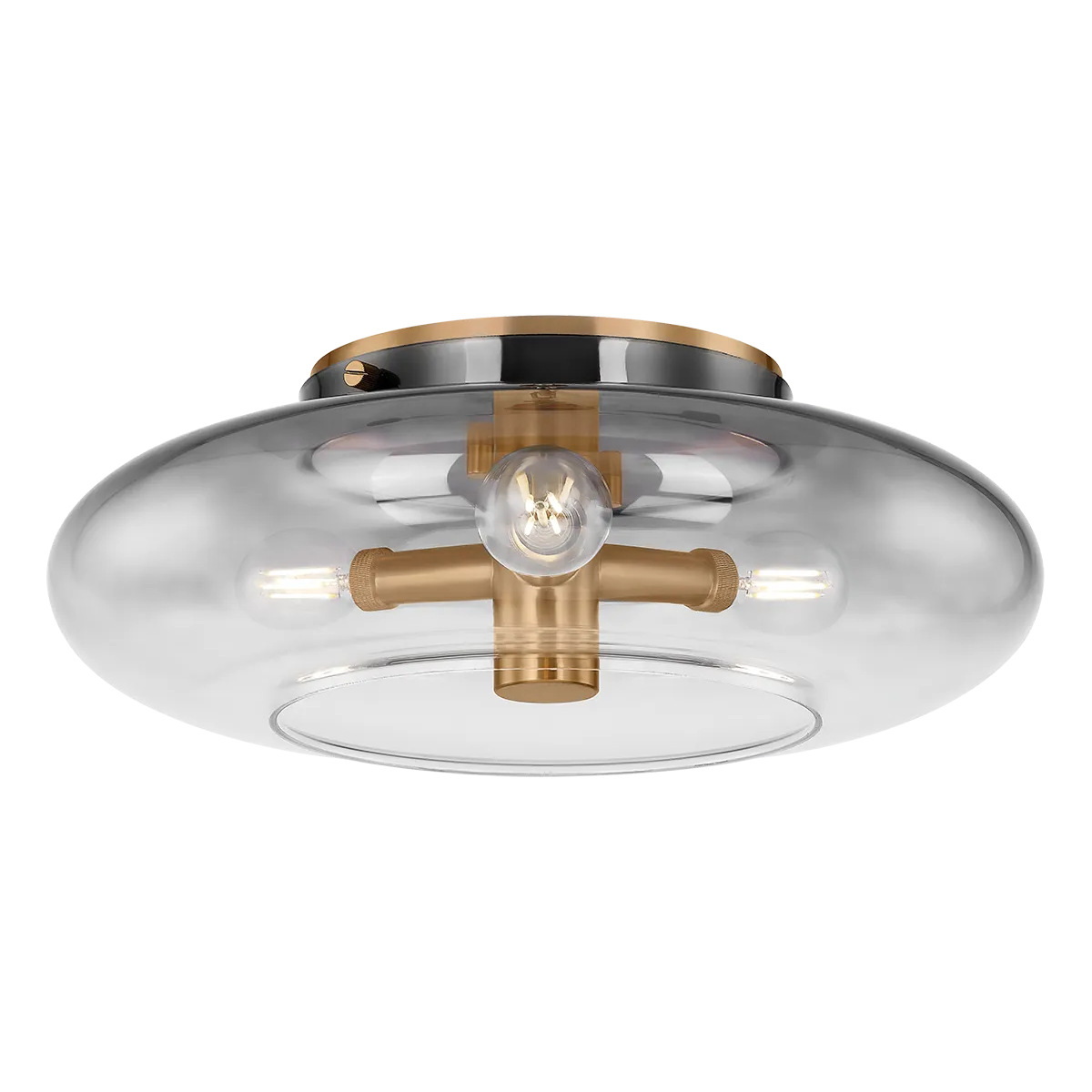 Troy Lighting - Gunner Flush Mount - C2915-PBR - Canada Light Shop