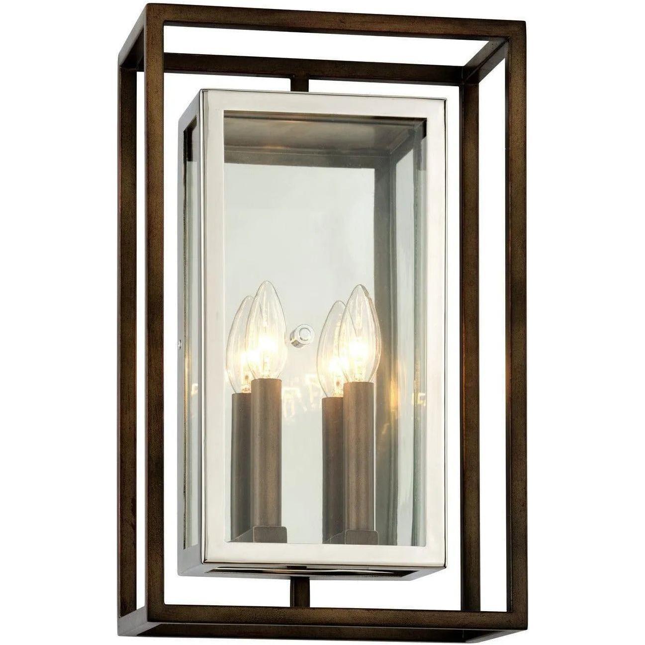 Troy Lighting - Morgan Wall Mount - B6513-BRZ/SS - Canada Light Shop