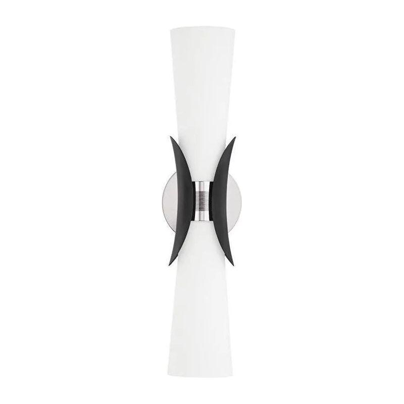 Troy Lighting - Muncie Wall Sconce - B2102-PN/SBK - Canada Light Shop