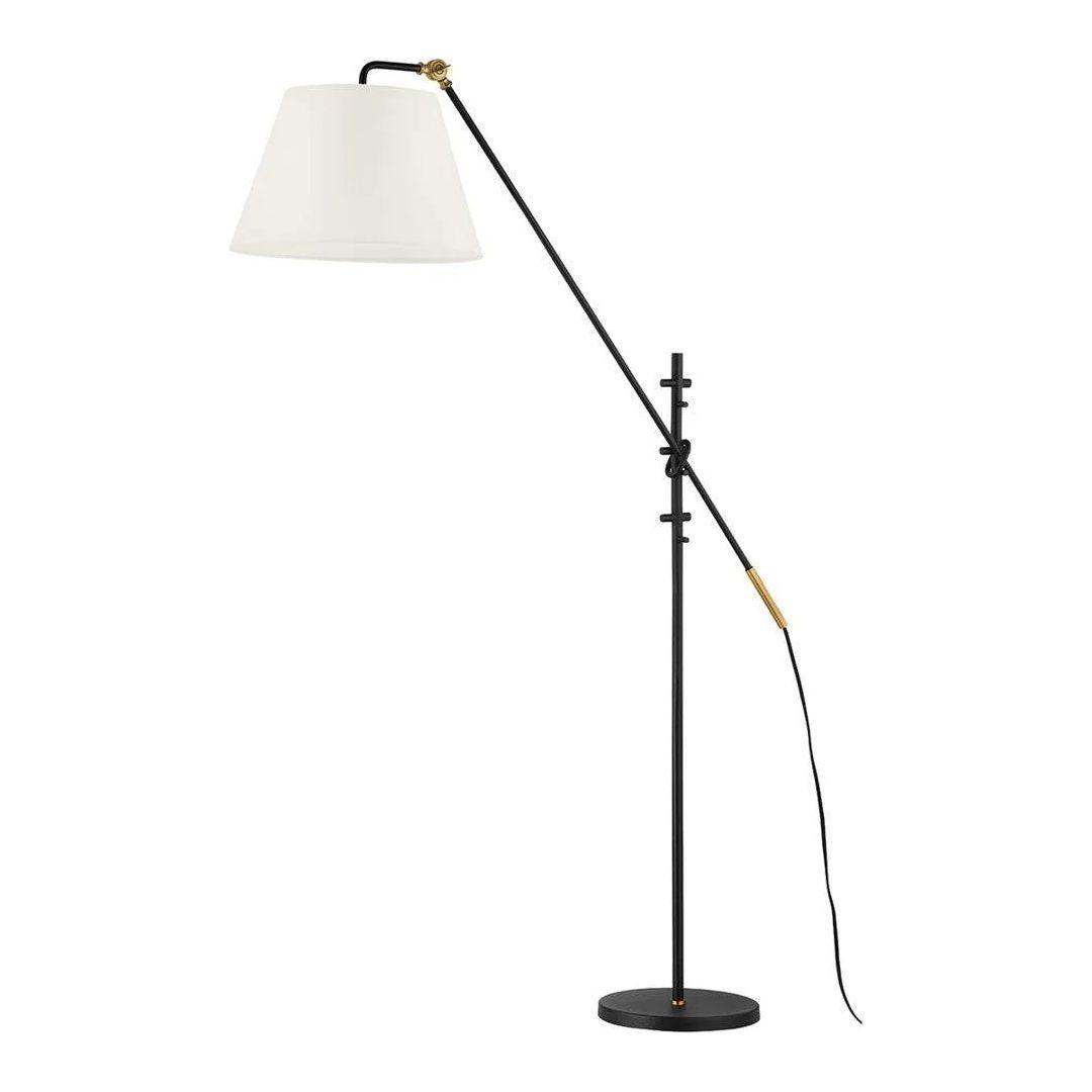 Troy Lighting - Navin Floor Lamp - PFL2678-PBR/TBK - Canada Light Shop