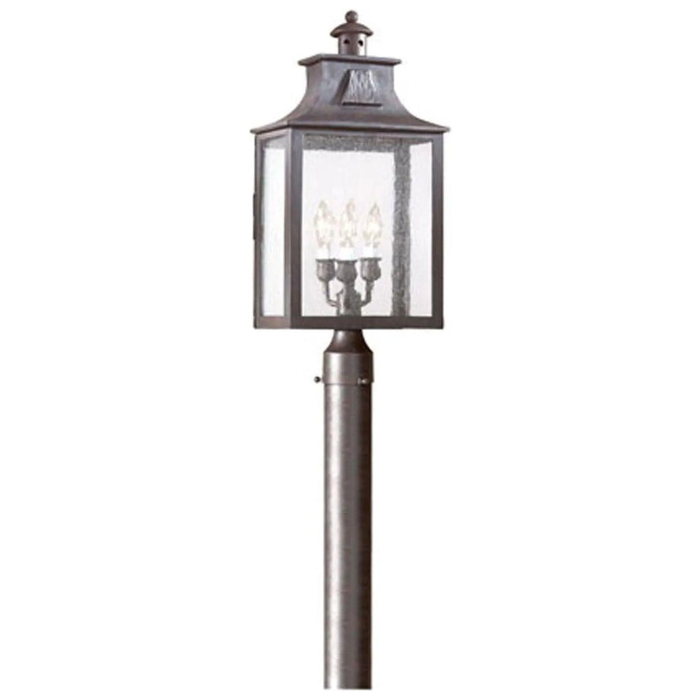 Troy Lighting - Newton Post Lantern - P9006-SFB - Canada Light Shop